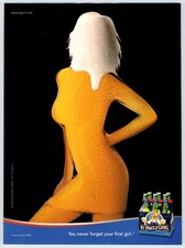 2006 ST. PAULI GIRL BEER Vintage 8"X11" Magazine Ad 2000's BAS25