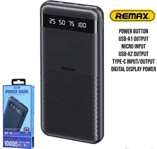 10000mAh Portable Power Bank Fast External Backup Battery Charger Travel & Phone