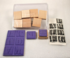 Rubber Stamps: Stampin' Up - A is for Adorable, Set of 8, 2006 Never Used