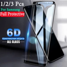 6D Tempered Glass For Samsung Galaxy S24 Ultra S23 S22 Full Screen Protective