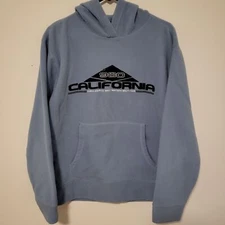 Vintage Y2K Old Navy 980 California Baby Blue Fleece Hoodie