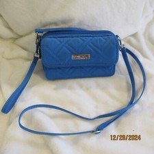 Tracolla Vera Bradley blu brillante tutto in uno usata in ottime condizioni!