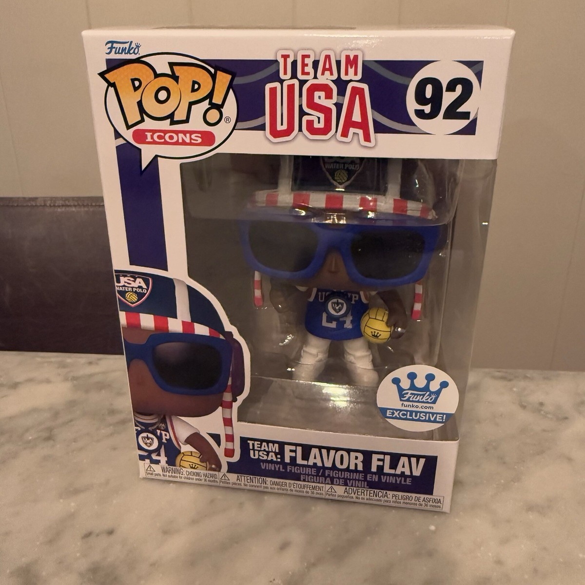 Funko Pop 92 Team USA: Flavor Flav- Funko Shop Exclusive | eBay