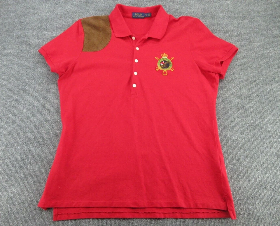 Polo Ralph Lauren Polo Niñas XL Rojo Manga Corta Rugby Juvenil Extra Grande Foto 2 de 4