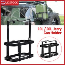 10L 20L UNIVERSAL LOCKABLE JERRY CAN HOLDER FUEL TANK BASKET MOUNT RACK BRACKET