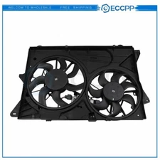 Radiator Condenser Cooling Fan Assembly For 2010-2012 Ford Flex Lincoln MKT