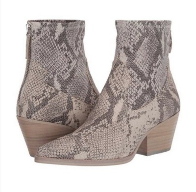 Dolce vita shanta western sock python boots size