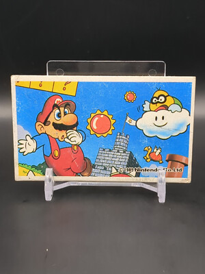 maruko.ページ MARIO Lakitu SUPER MARIO BROS Card Menko 1985 Nintendo Vintage TCG