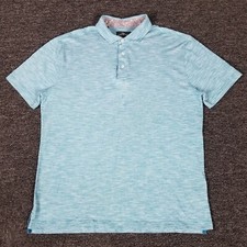 Rodd  Gunn Shirt Mens XL Blue Sports Fit Polo Athletic Casual Golf Preppy