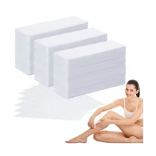 SEPGLITTER Wax Strips for Hair Removal, 300 Pieces 1.6 x 3.9 Inch Non Woven W...