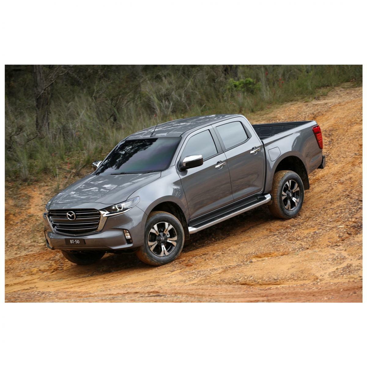 TAILGATE REAR COVER PROTECTION FIT MAZDA BT-50 PRO UTE 2021 BLACK