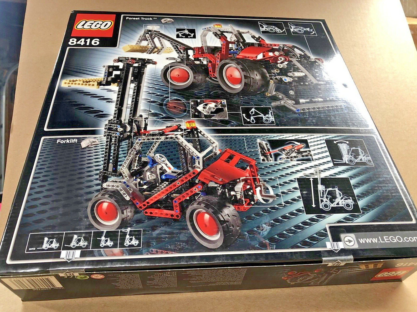 Ideelt meget bølge Lego 8416 Technic - Forklift - New Sealed | eBay
