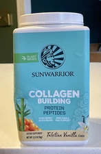 Sunwarrior Collagen Peptides Building Powder Vegan Collagen for Women Men 2.2lb