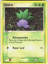 Oddish 68/101 Common Hidden Legends Pokemon Moderately Played