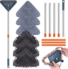 85 Inch Wall Cleaner with Long Handle, 360° Rotatable Wall Mop, Wall Washer Clea