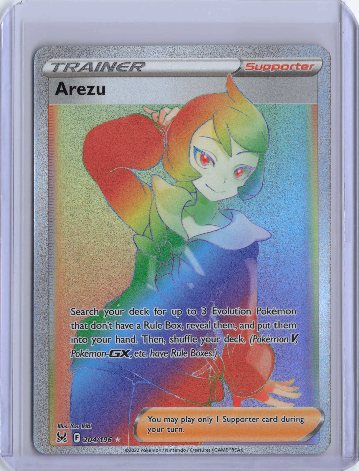 SWSH11: Lost Origin #204/196 Arezu (Secret)