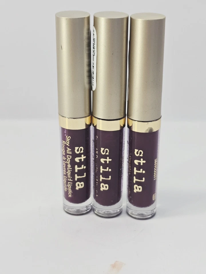 lot of 3 Stila Stay All Day Liquid Lipstick Chianti TRAVEL SIZE 0.05 fl oz each - Image 2 of 4