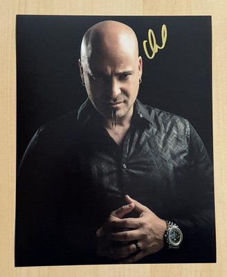 DAVID DRAIMAN DISTURBED BAND LEAD SINGER SIGNED 8X10 PHOTO AUTOGRAPHED RARE COA