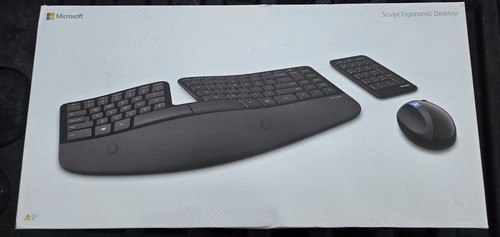 Microsoft L5V-00001 Sculpt Ergonomic Desktop - Black