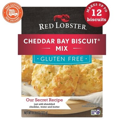 Red Lobster Cheddar Bay Biscuit Mix with Garlic Herb Seasoning   11.36 oz Box
