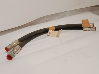 #ad Lot of 2 NOS Hydraulic Hoses 30quot; Long1 2quot; amp; 3 4quot; NPT Female spare for nipper $99.99