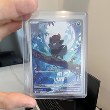 The Pokémon Company Zorua 142/086 Sv: White Flare Holo IR English 70HP Basic on eBay