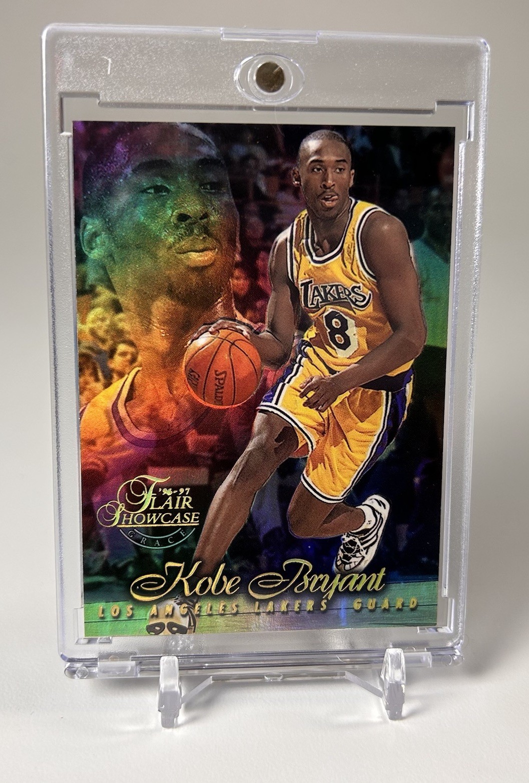 1996-97 Flair Showcase Kobe Bryant Row 1 RC Rookie Card #31 Lakers