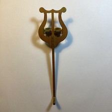 Vintage Marching Band Brass Lyre Sheet Music Holder Clip Trumpet Trombone