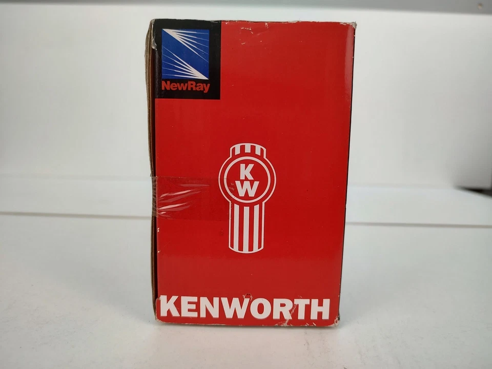 Kenworth W900 Long Hauler 1:43 Die-Cast Truck Model NewRay Collectible Red - Image 4 of 4
