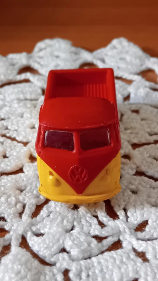 LEGO 1:87, Modellino Anni '60 Di "Volkswagen Pick-Up". Giallo/rosso. - Immagine 4 di 4