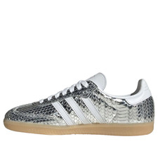 adidas Samba Patent Snakeskin 'Silver Metallic' Women's - IH9016