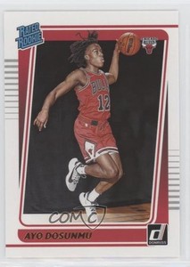 2021-22 Panini Donruss Rated Rookie Ayo Dosunmu #221 Rookie RC