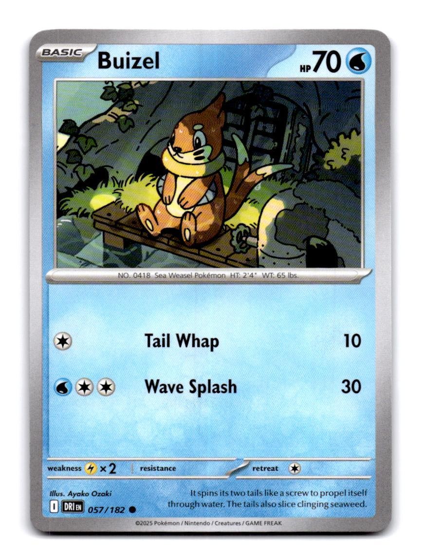 Buizel Common SV10: Destined Rivals 057/182 NM
