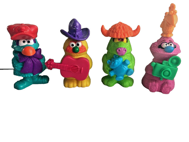 ’94 Jim Henson's Monster Muppet Workshop McDonalds Happy Meals puppet toys 4 VTG