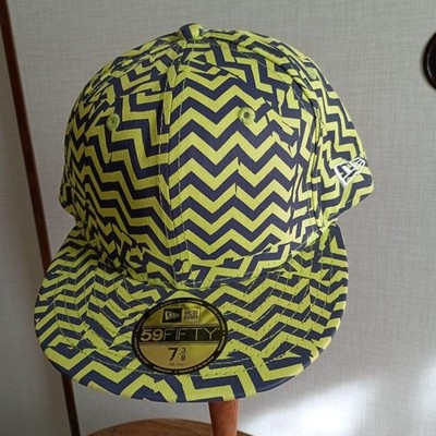 Kenzo Zigzag Pattern Baseball Cap 7 3/8 Limited Edition Men's hats: Popular bran