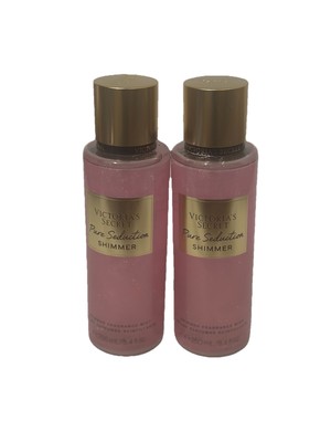 -NEW-2pk Victoria's Secret Pure Seduction Shimmer FragranceMist Body Spray8.4oz 