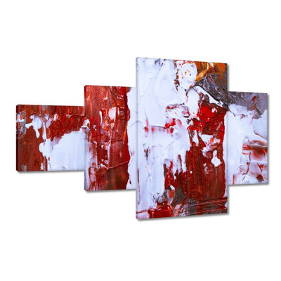 Leinwand Bild Wandbild Canvas Print Abstraktion Kate Nr. H4240_PC