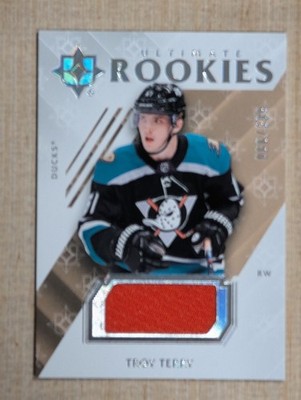 2018-19 UD Ultimate Collection #87 Troy Terry Ultimate Rookies Jersey 66/399