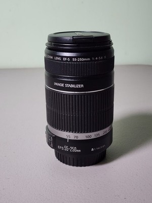 Canon EF-S 55-250mm f/4-5.6 55-250mm f/4-5.6 IS Auto Lens