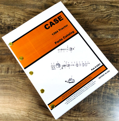 Case David Brown 1394 Tractor Parts Manual Catalog Book Assembly Views