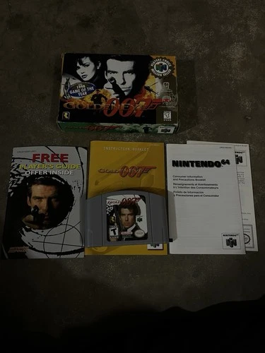 CIB Nintendo  GoldenEye 007 Shooter Action Adventure Nintendo 64 NTSC-U/C Box