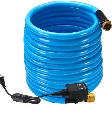 SANLURA Automatic Start/stop 5/8'' HEATED Drinking Water Hose 25Ft. RV