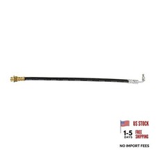 3/16" x 18" Rubber Brake Hose   18" Male to Female with Swivel Fitting, 3/8-24