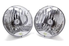 KC HiLiTES 42301 7" Round 60/55w H4 DOT Headlight - Set of 2, White