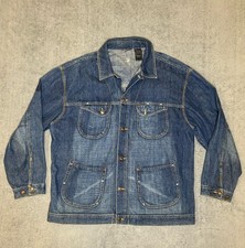 Rocawear Denim Button Jean Trucker Jacket Mens XL Hip Hop Y2K Vintage
