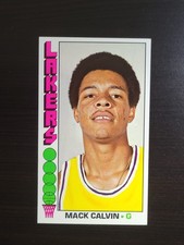 1976 Topps #62 Mack Calvin Los Angeles Lakers EXMT