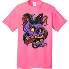 NEW Art Society TATTOO FLASH VOL. 1 NEON PINK Tee Shirt SM-4XLARGE MADE IN USA