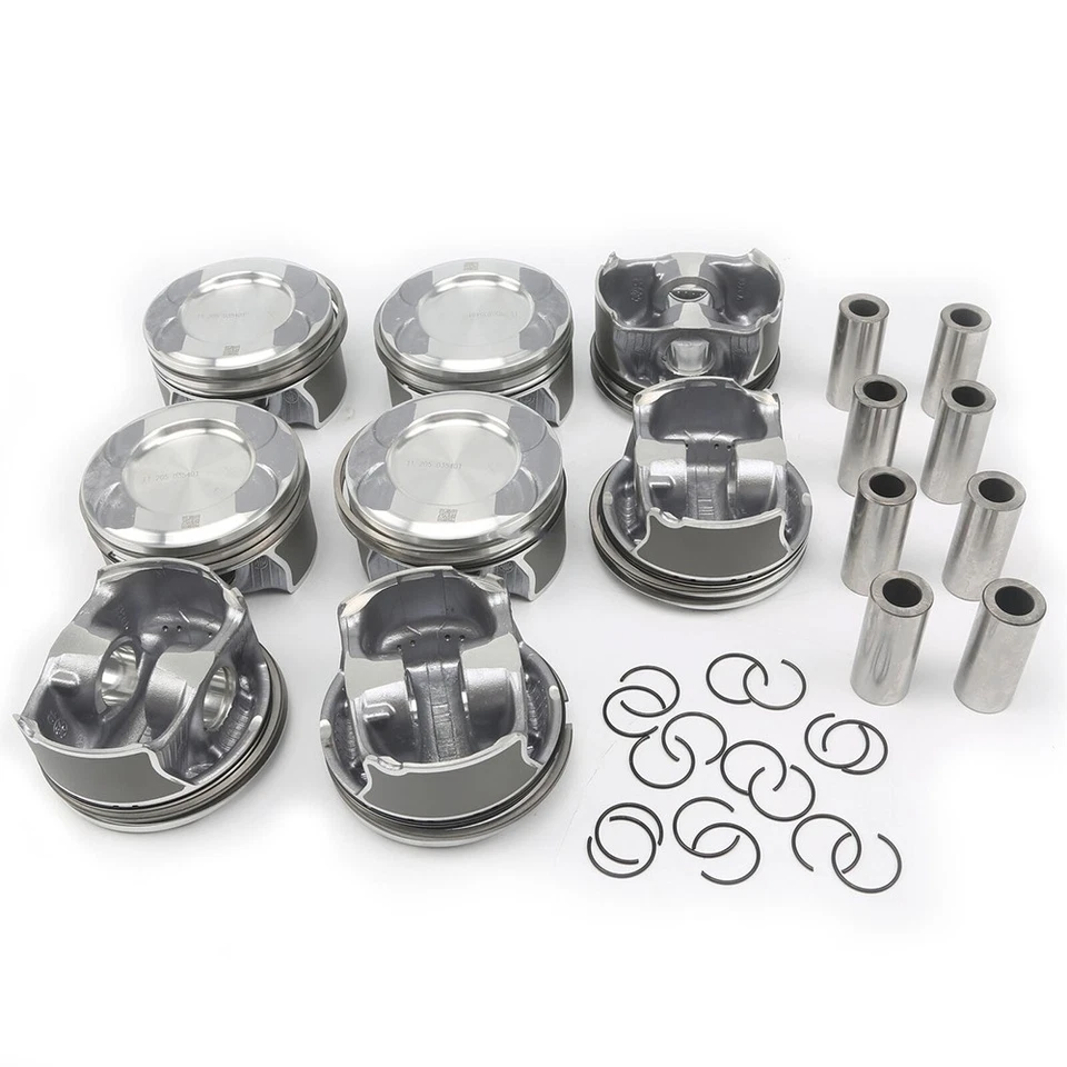Juego de 8 pistones y anillos de motor M278 4.7T para Mercedes-Benz E500 E550 S550 CLS550 Foto 3 de 4
