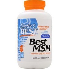 Doctor's Best MSM with OptiMSM 360 caps