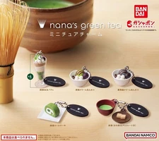 Nana's Green Tea Miniature Charm Complete Set of 5 Capsule toy Gashapon Gacha